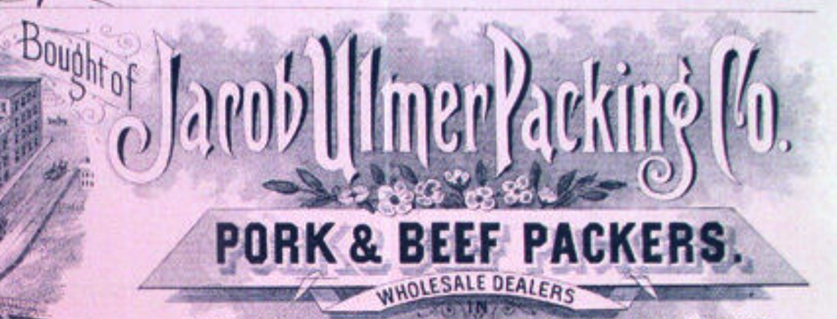 Jacob Ulmer Packing Co. — Pork & Beef Packers, Wholesale Dealers